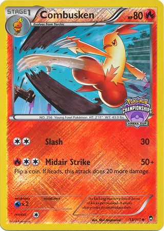 Combusken (13/111) (States Championship Promo) [XY: Furious Fists] | Jack's On Queen