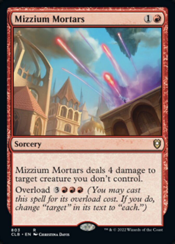 Mizzium Mortars [Commander Legends: Battle for Baldur's Gate] | Jack's On Queen