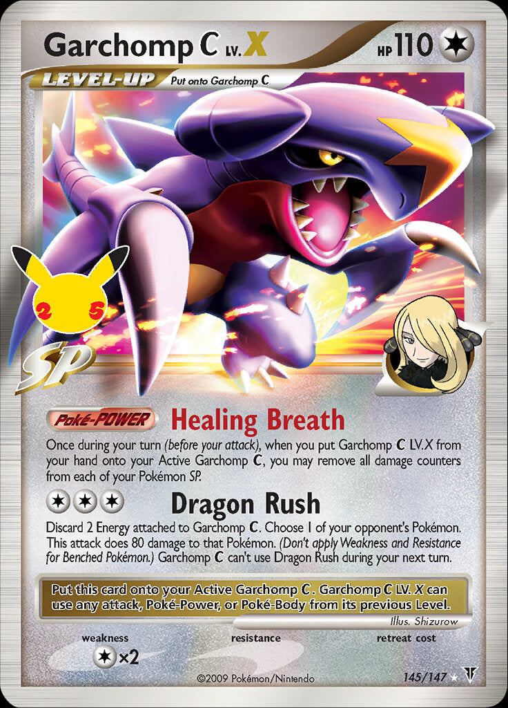 Garchomp C LV.X (145/147) [Celebrations: 25th Anniversary - Classic Collection] | Jack's On Queen