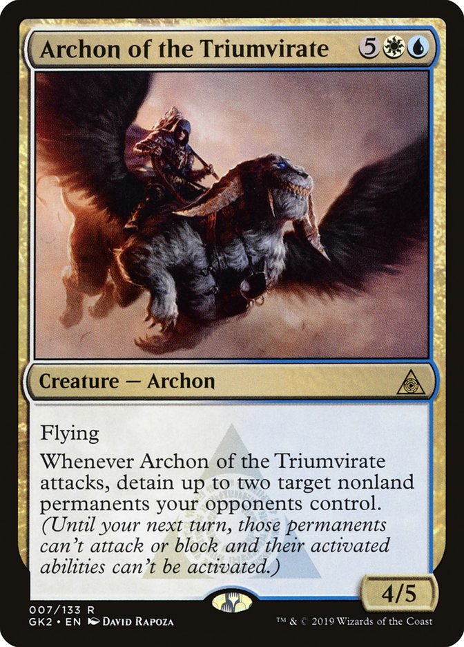 Archon of the Triumvirate [Ravnica Allegiance Guild Kit] | Jack's On Queen