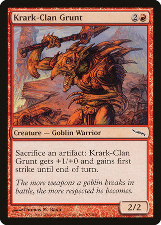 Krark-Clan Grunt [Mirrodin] | Jack's On Queen