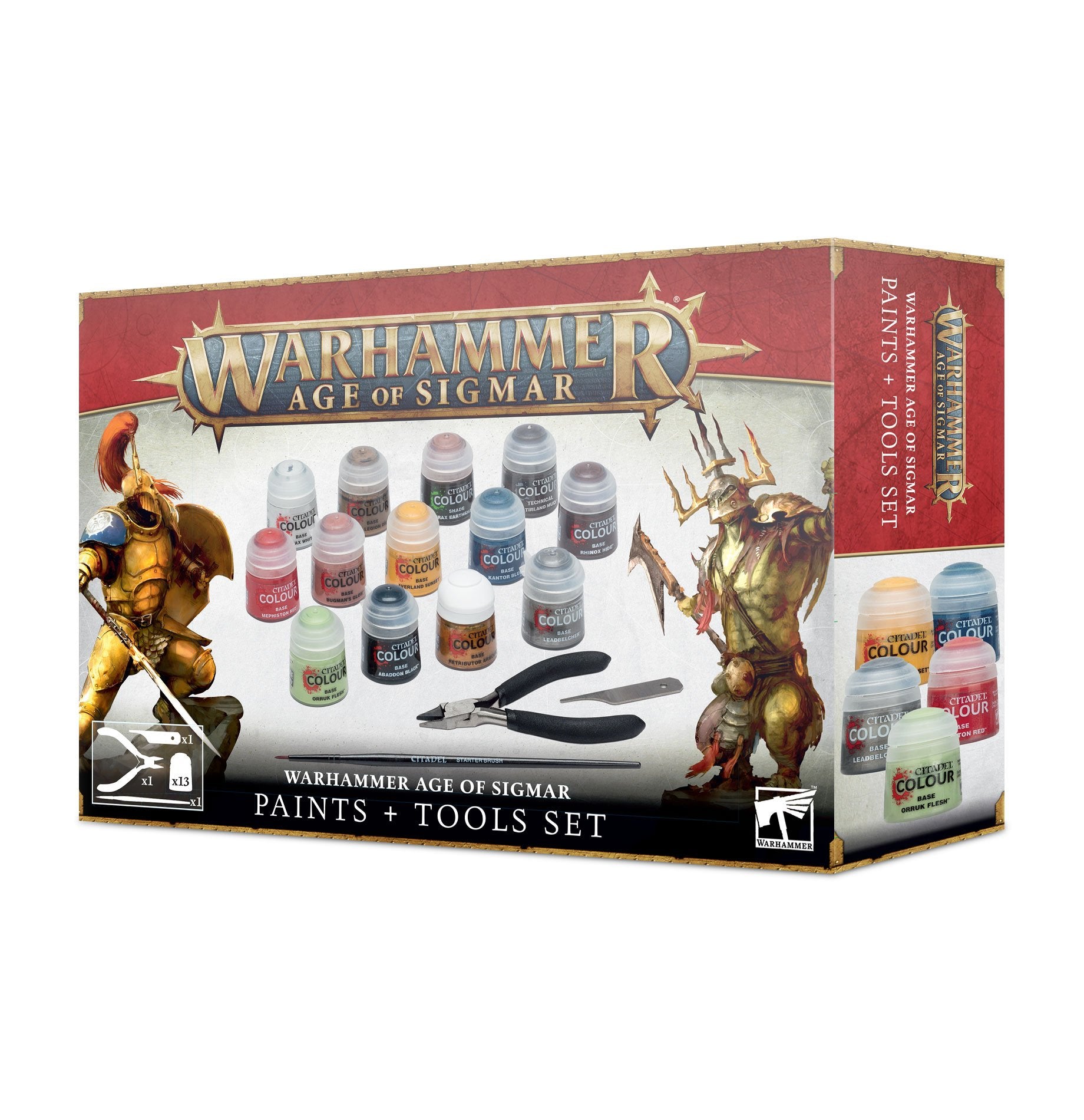 Warhammer Age of Sigmar: Paint + Tools Set | Jack's On Queen