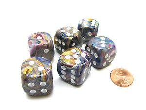 Chessex: D6 Festive™ DICE SET - 16MM | Jack's On Queen