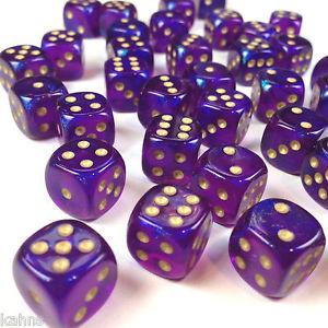 Chessex: D6 Borealis™ Dice Set - 16mm | Jack's On Queen